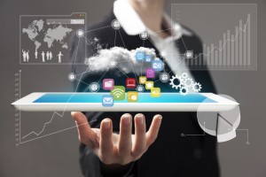 Technology in the hands of businesswomen