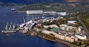 baza navala nucleara Faslane Scotia