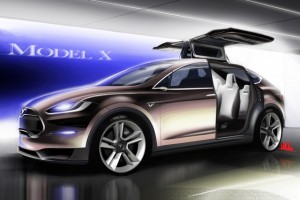tesla-model-x electric SUV