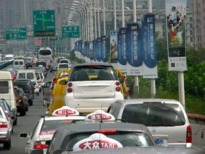 trafic Shanghai China auto